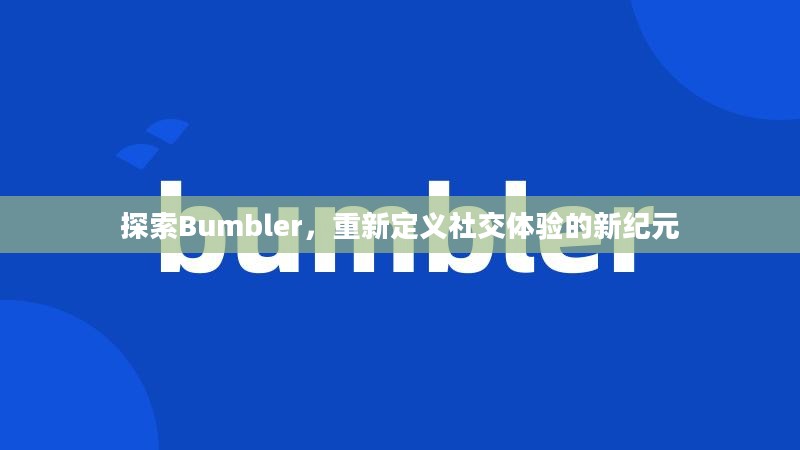 探索Bumbler，重新定义社交体验的新纪元