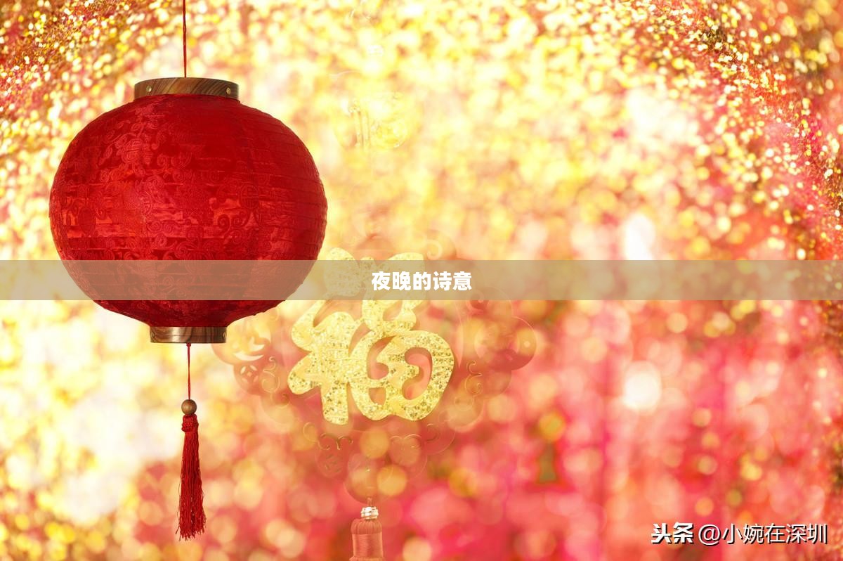 月光灯笼，夜晚的温暖与诗意