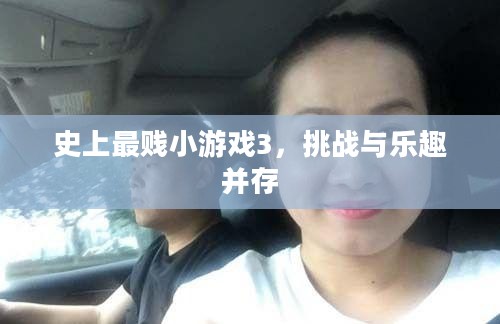 史上最贱小游戏3,挑战与乐趣并存 史上最贱小游戏3,挑战与乐趣并存