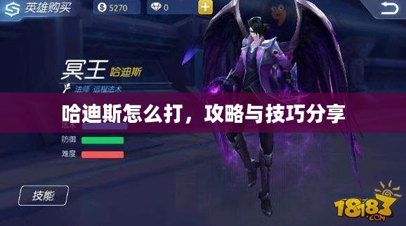 哈迪斯怎么打，攻略与技巧分享