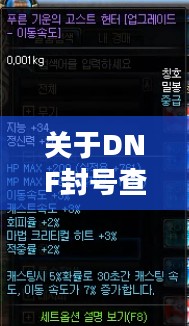 关于DNF封号查询的全面解析
