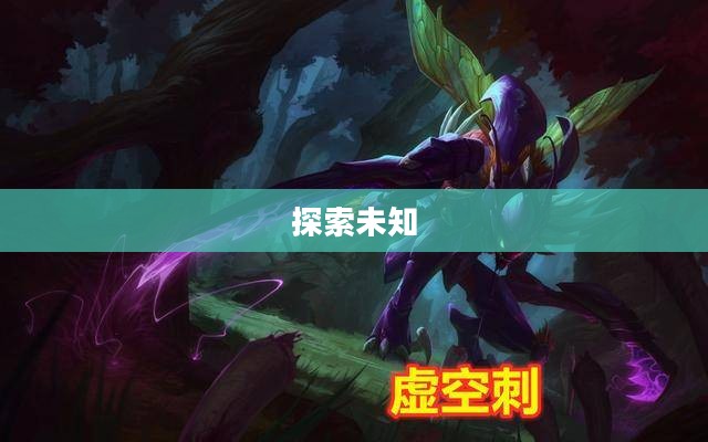 虚空斗刺,探索未知的极致挑战 虚空斗刺,探索未知的极致挑战
