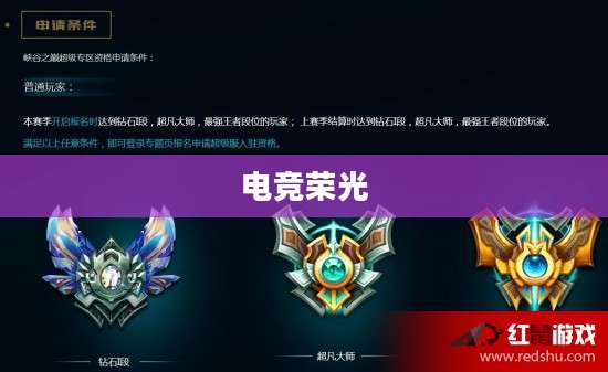 电竞荣光，排位赛段位之旅