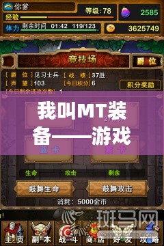 我叫MT装备——游戏世界的璀璨瑰宝