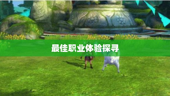梦幻诛仙职业选择指南,探寻最佳职业体验 梦幻诛仙职业选择指南,探寻最佳职业体验