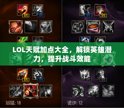 LOL天赋加点大全,解锁英雄潜力,提升战斗效能 LOL天赋加点大全,解锁英雄潜力,提升战斗效能