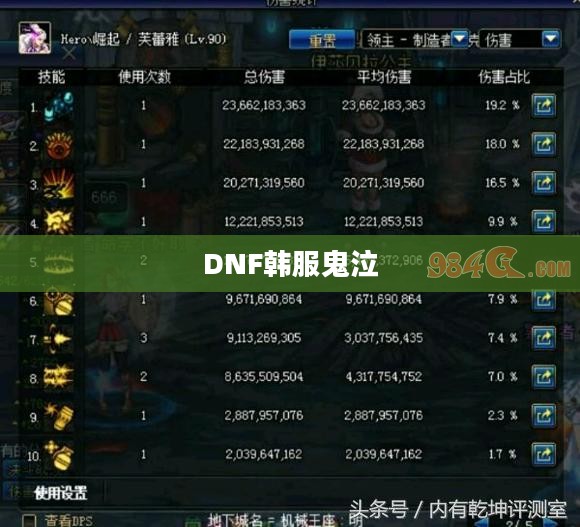 DNF韩服鬼泣，深渊之下的无声战士