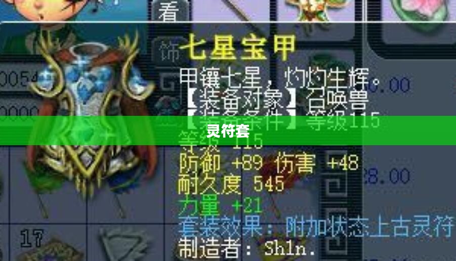 灵符套的神秘与力量