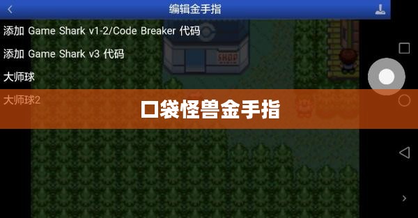 口袋怪兽金手指下载攻略及解析
