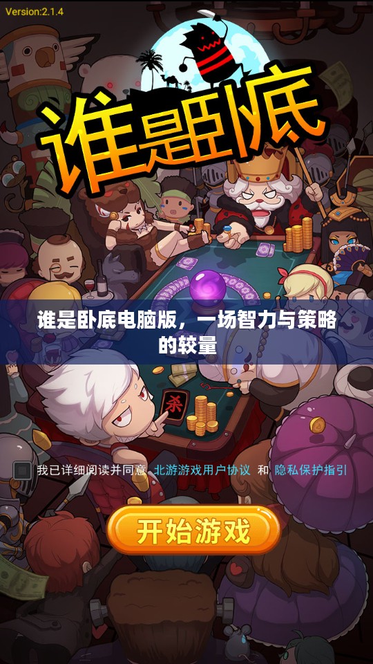 谁是卧底电脑版，一场智力与策略的较量