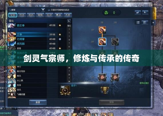 剑灵气宗师,修炼与传承的传奇 剑灵气宗师,修炼与传承的传奇