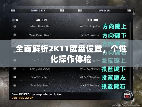全面解析2K11键盘设置,个性化操作体验 全面解析2K11键盘设置,个性化操作体验