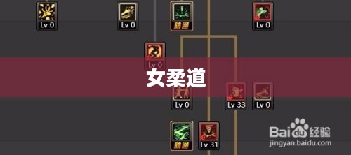 女柔道刷图加点攻略