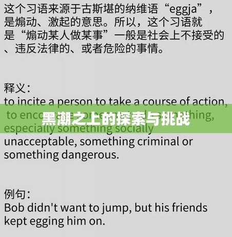 黑潮之上的探索与挑战