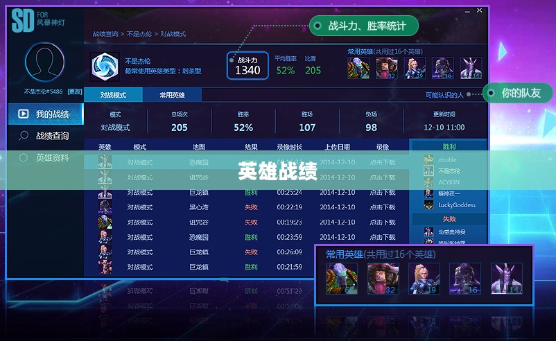 掌握你的英雄战绩,全面解析300英雄战绩查询 掌握你的英雄战绩,全面解析300英雄战绩查询