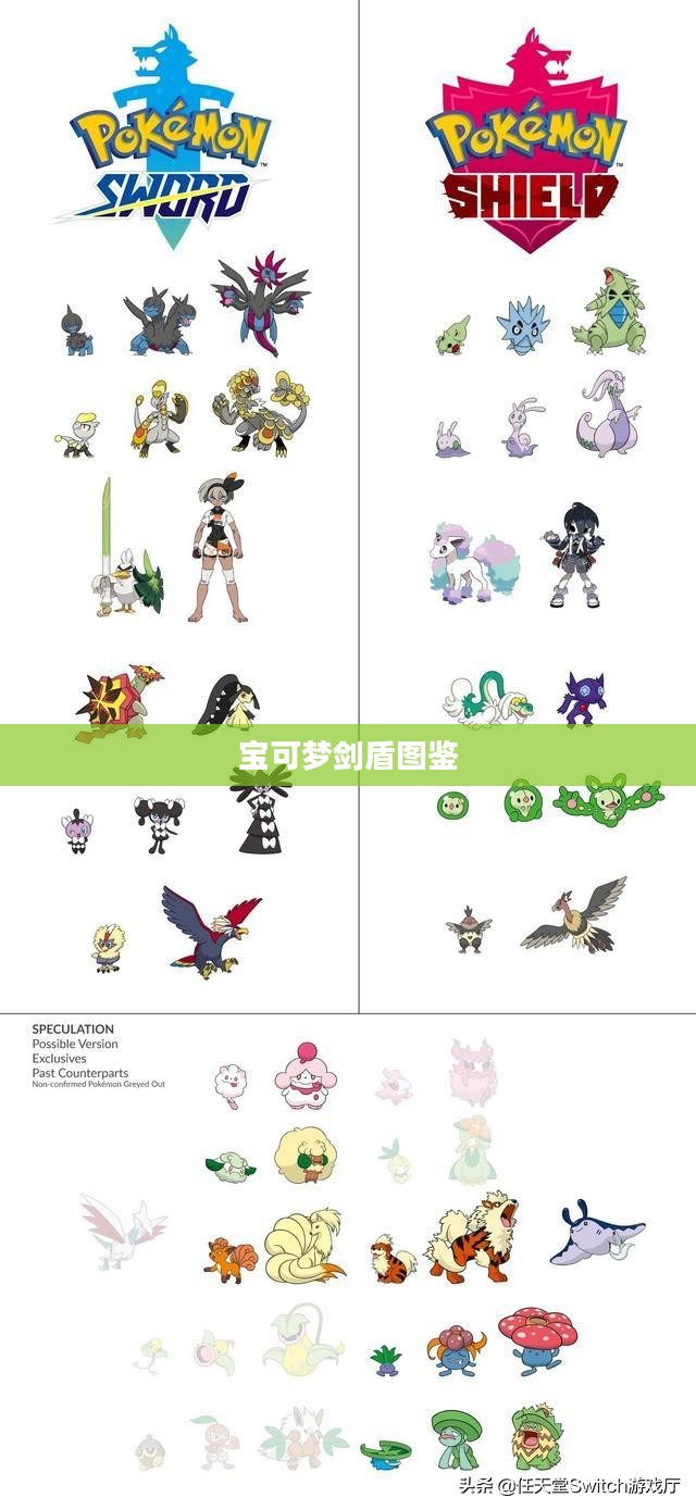 宝可梦剑盾图鉴,探索全新世界的神秘生物 宝可梦剑盾图鉴,探索全新世界的神秘生物