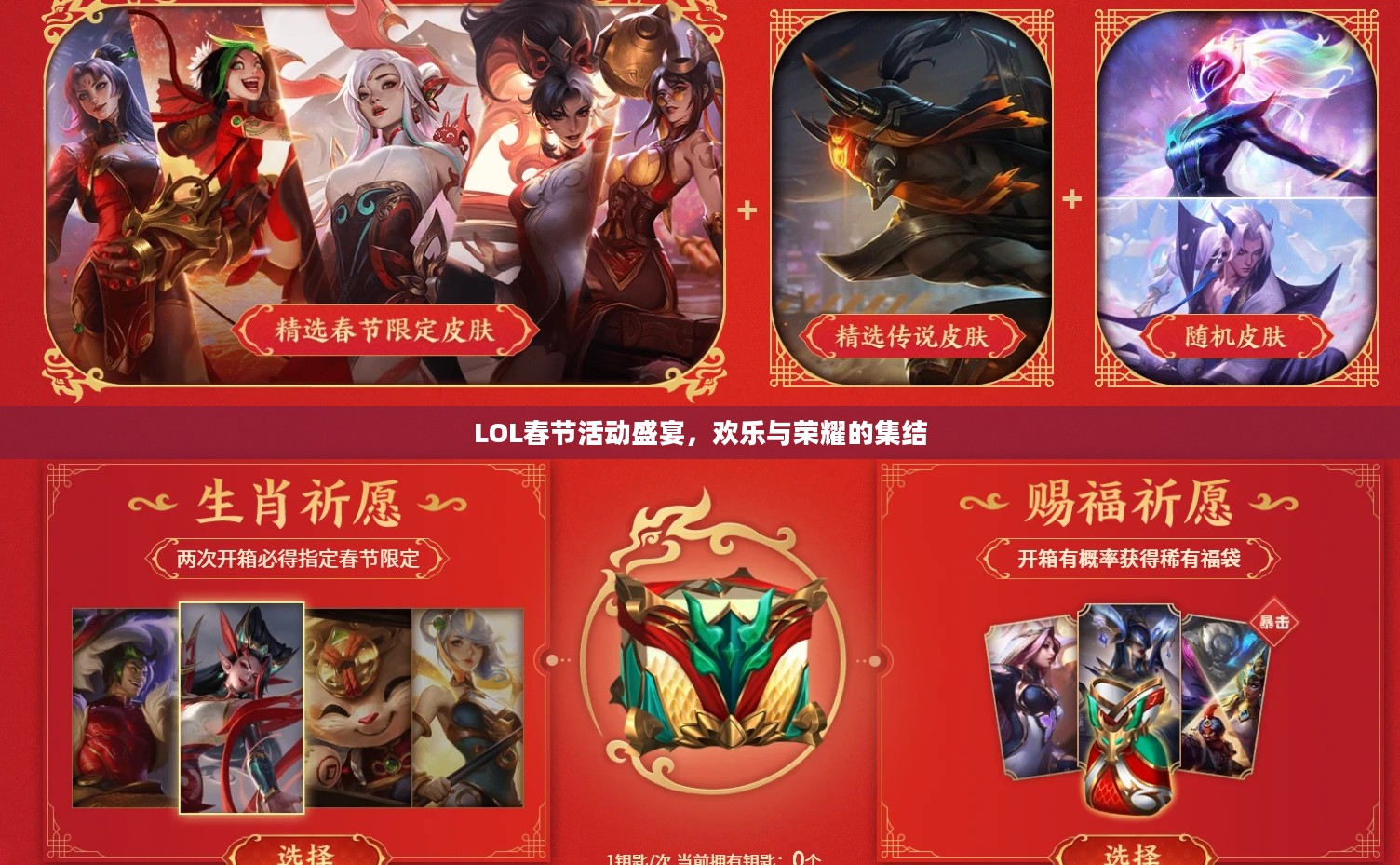 LOL春节活动盛宴,欢乐与荣耀的集结 LOL春节活动盛宴,欢乐与荣耀的集结