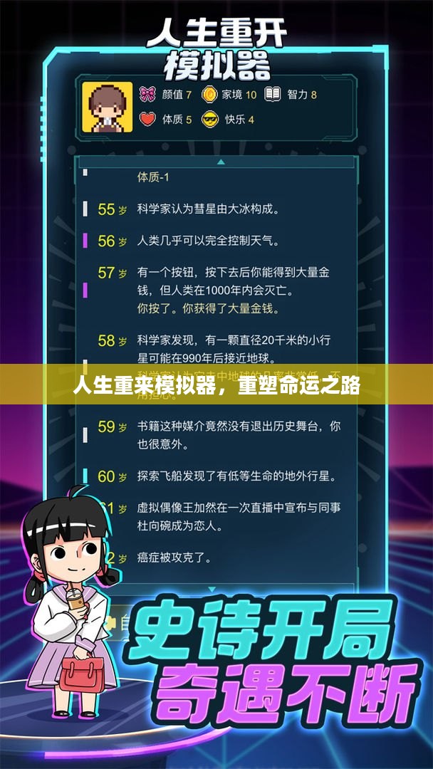 人生重来模拟器，重塑命运之路
