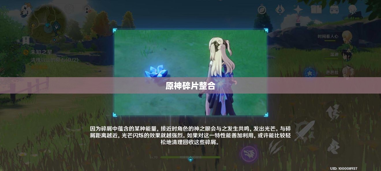 解冻所有碎片，原神中的碎片整合与探索之旅