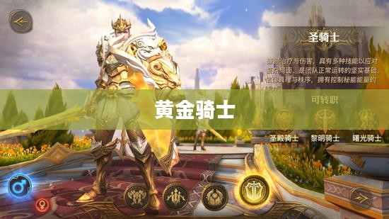 黄金骑士，荣耀与传奇的象征