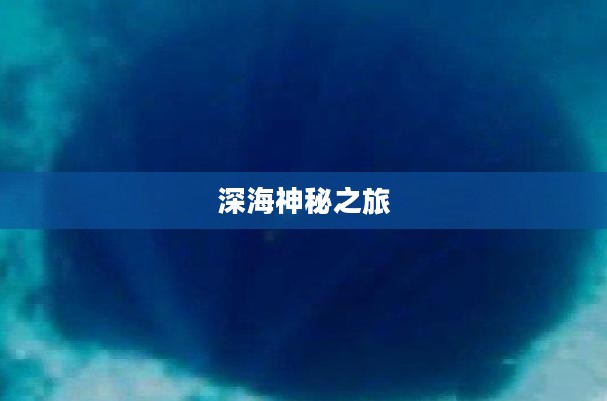 海底大冒险2，深海神秘之旅