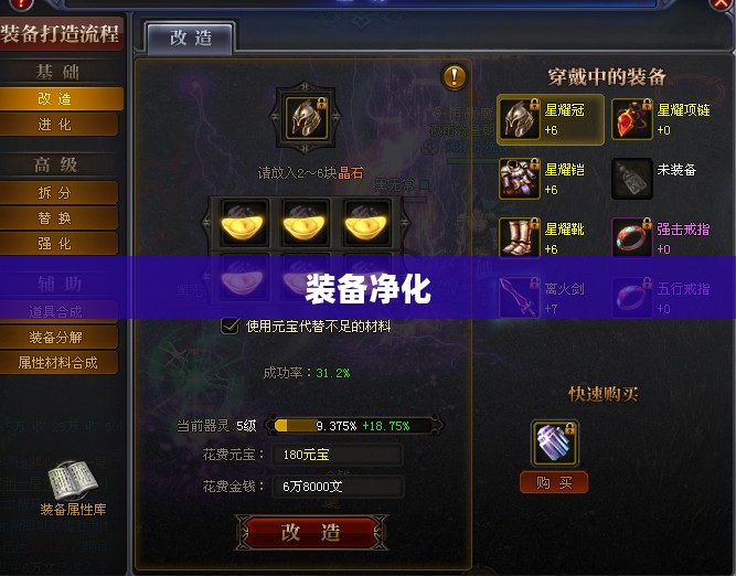 装备净化，提升战斗力的关键步骤