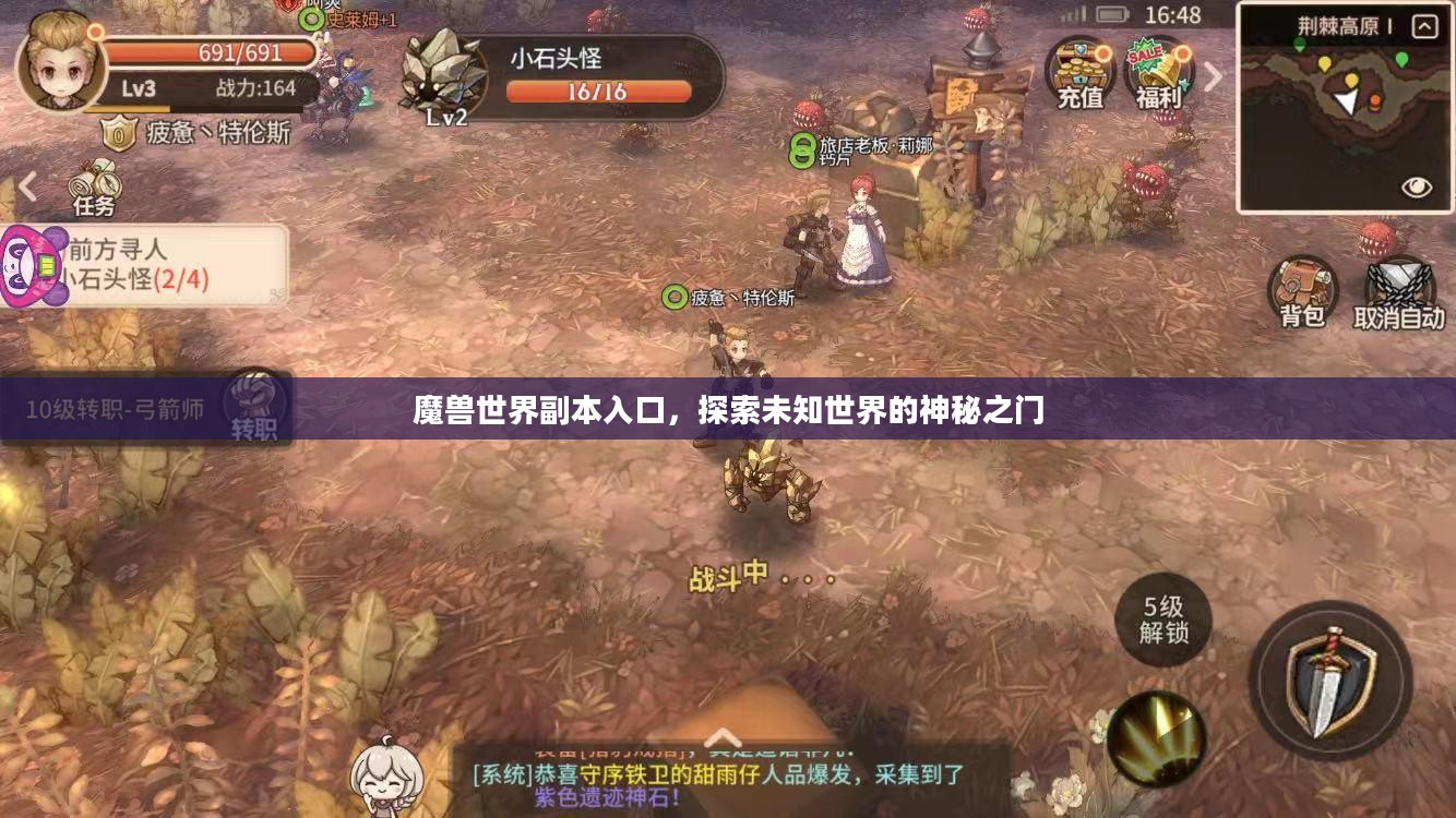 魔兽世界副本入口，探索未知世界的神秘之门
