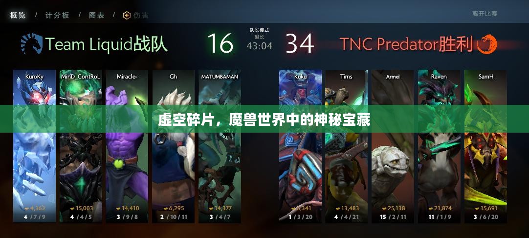 虚空碎片，魔兽世界中的神秘宝藏