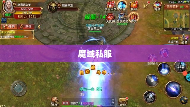 最新开的魔域私服，探索未知的游戏世界