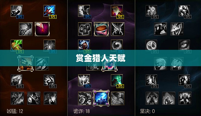 赏金猎人的天赋，探索与解析