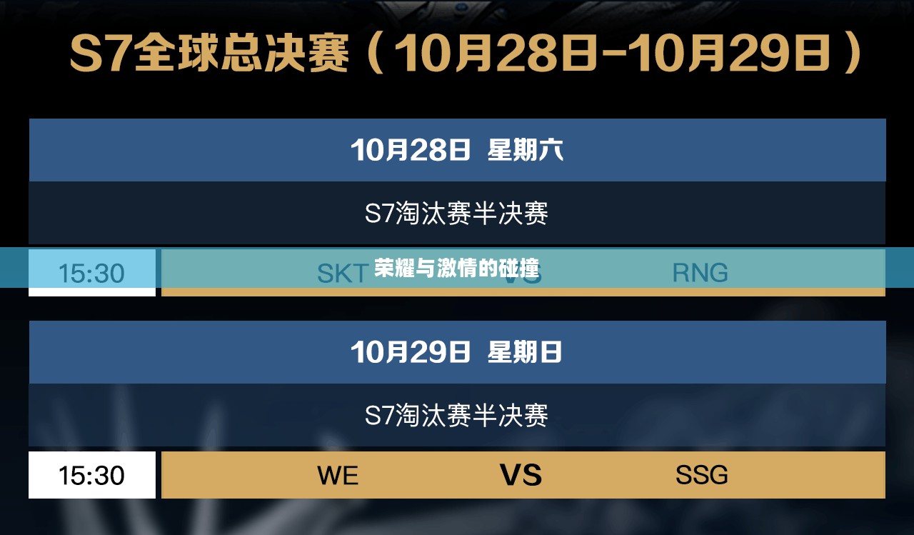 S7总决赛赛程，荣耀与激情的碰撞