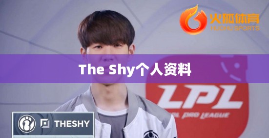 揭秘The Shy的个人资料，探索职业电竞选手的独特魅力