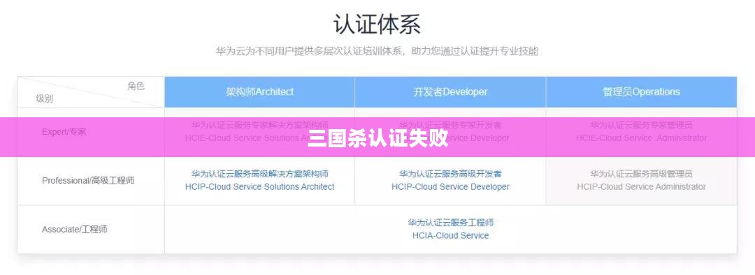 三国杀认证失败，原因、解决与反思