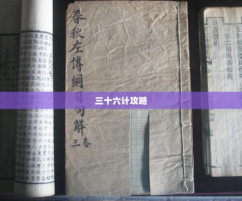 三十六计攻略，洞悉智慧之源，掌握制胜之道