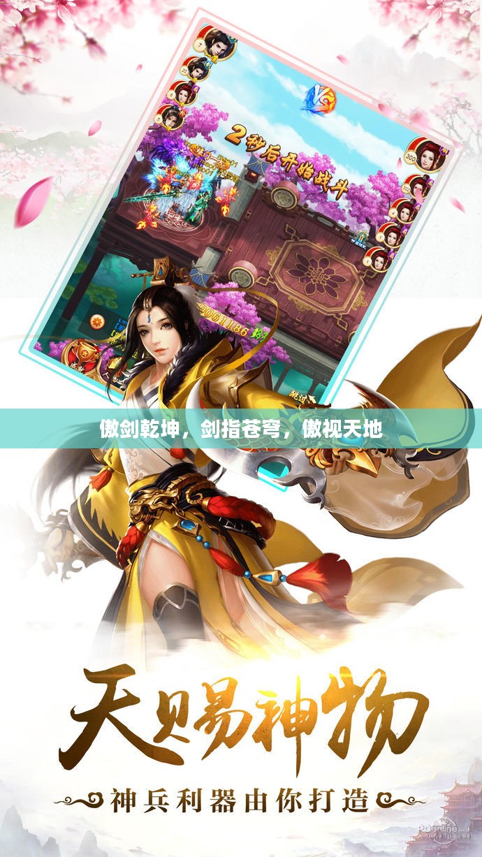 傲剑乾坤，剑指苍穹，傲视天地
