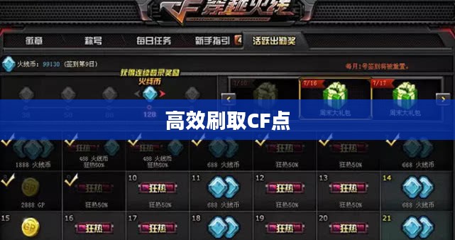 CF点获取攻略，全方位解析如何高效刷取CF点