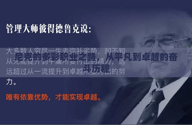 尼克的多彩职业之路，从平凡到卓越的奋斗历程