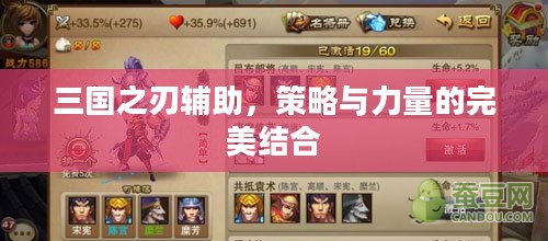 三国之刃辅助，策略与力量的完美结合