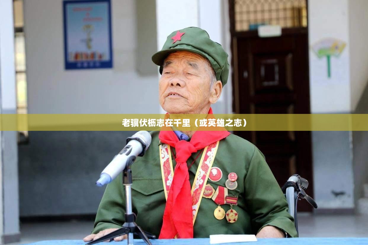 老骥伏枥志在千里,王者荣耀中的英雄之魂 老骥伏枥志在千里,王者荣耀中的英雄之魂
