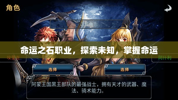 命运之石职业，探索未知，掌握命运