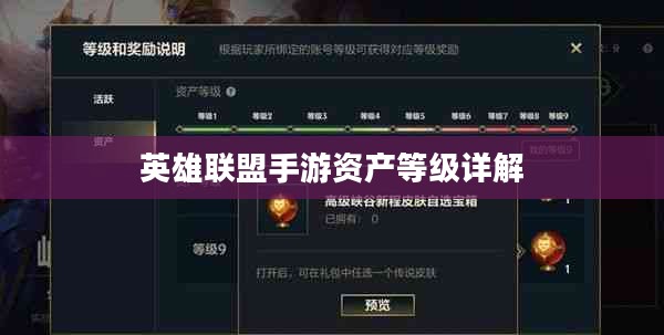 英雄联盟手游资产等级详解