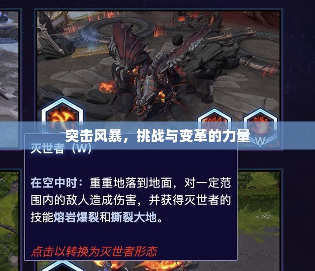 突击风暴,挑战与变革的力量 突击风暴,挑战与变革的力量