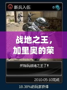 战地之王,加里奥的荣耀征途 战地之王,加里奥的荣耀征途