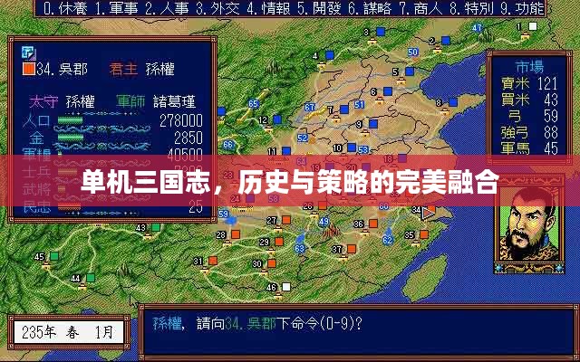 单机三国志，历史与策略的完美融合