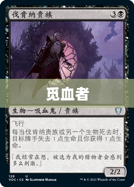 觅血者，暗夜中的神秘行者