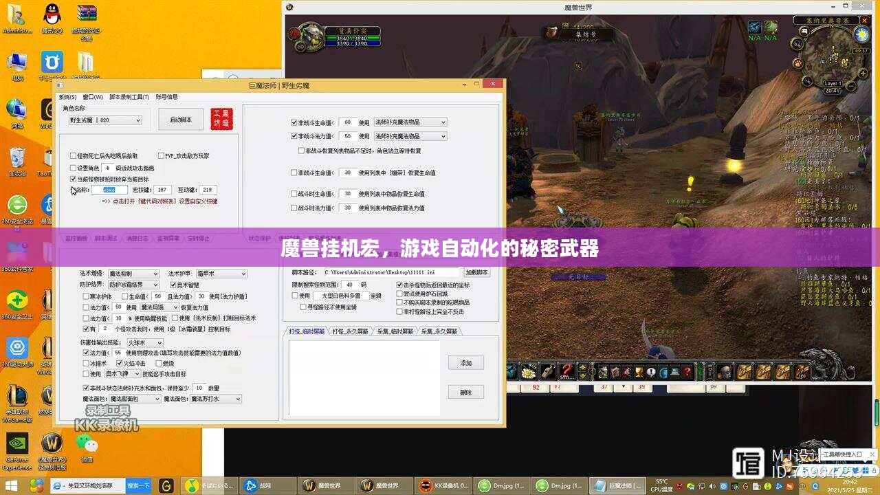 魔兽挂机宏，游戏自动化的秘密武器