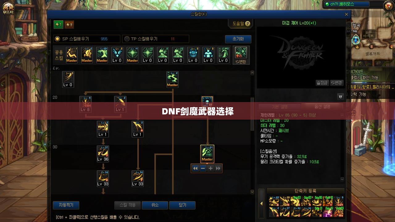 DNF剑魔武器选择指南 DNF剑魔武器选择指南