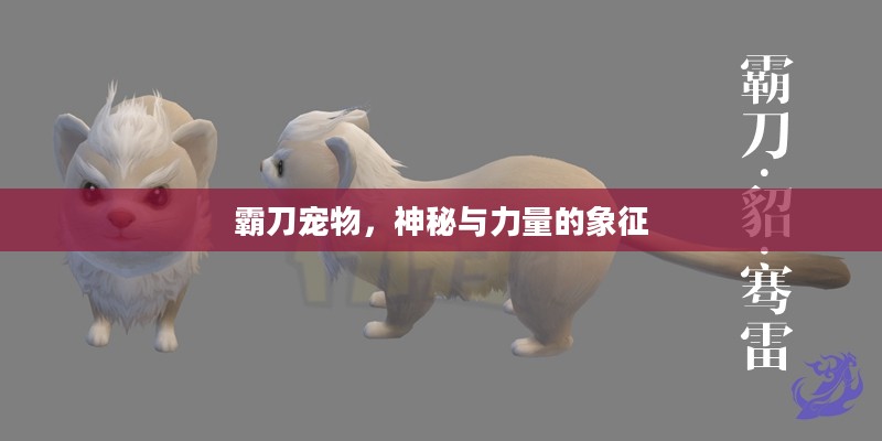 霸刀宠物，神秘与力量的象征