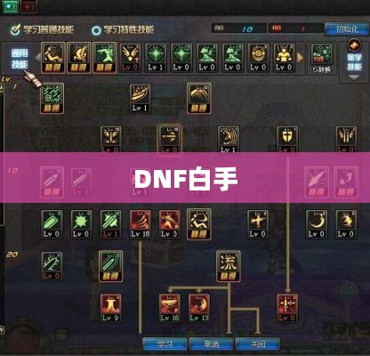DNF白手刷图加点攻略