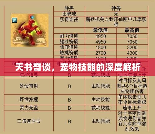 天书奇谈，宠物技能的深度解析